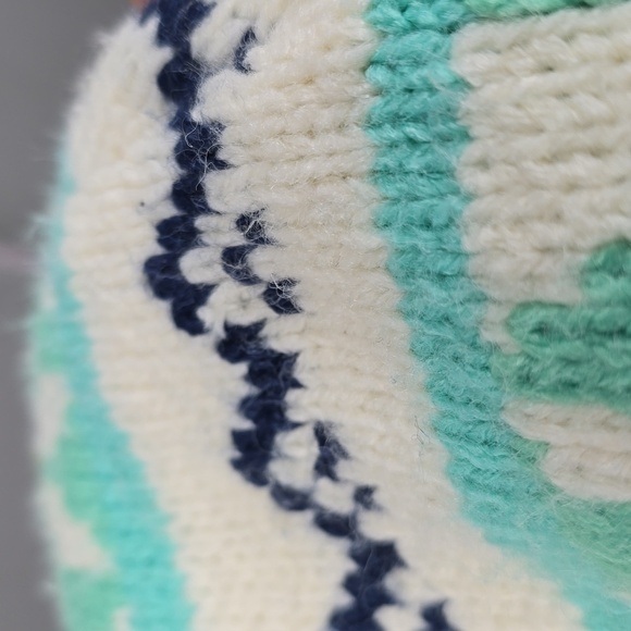 AMERICAN EAGLE‎ Vintage Oversized Knit Chunky Funnel Neck Sweater Women Sz M - Picture 9 of 12